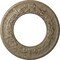 Ekena Millwork Salem Ceiling Medallion (Canopies up to 7 1/8"), 13 1/4"OD x 7 1/8"ID x 7/8"P, Gobi Desert Crackle CM13SAGDC - alternate 1